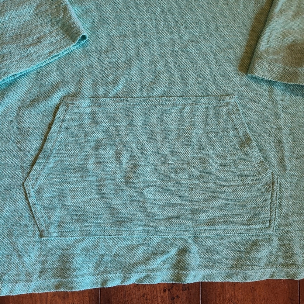 LizSport Knit Tunic - Kangaroo Pocket Split Neck - Picture 3 of 3
